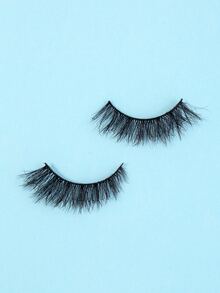 8pairs 6-12mm Cat Eye False Eyelashes - Black - View 5