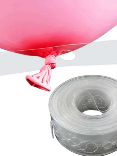 小氣球配件5m氣球鏈緞帶婚禮派對生日背景裝飾氣球鏈條拱形小氣球用品