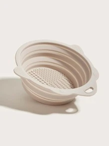 件可折疊矽膠洗碗碗 - 淺灰色 - 查看 2