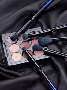 10支装蓝色魅惑化妆刷套装，柔软刷毛，专业化妆师眼影刷、腮红刷，日常美妆工具刷，化妆刷套装，化妆刷套装，化妆刷套装，全套化妆刷，化妆刷套装，全套化妆工具，化妆刷套装，化妆刷套装，化妆礼盒套装 - 彩色 - 查看 4