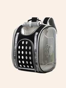 1pc Clear Pet Carrier Bag - Multicolor - View 4