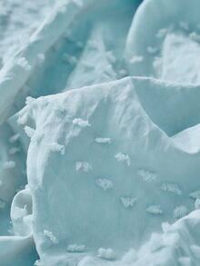 Plain Duvet Cover Set Without Filler - Blue - View 6