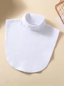 Solid Dickey Collar - White - View 1