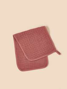 4pcs Solid Color Baby Bib - Multicolor - View 2