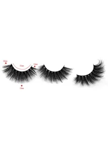 7pairs Cat Eye False Eyelashes Strip Lashes, Lashes, Eyelashes, Fake Lashes - Black - View 4