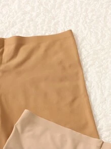 3 paquetes de shorts lisos talla grande - Multicolor - Ver 5