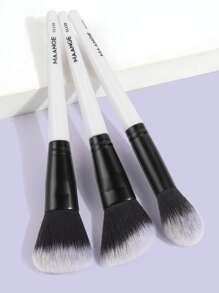 MAANGE Bộ 3 cọ trang điểm chuyên nghiệp, dụng cụ trang điểm với sợi mềm dễ mang theo, cọ phấn, cọ má hồng, cọ tạo khối, cọ du lịch, bộ cọ, bộ cọ trang điểm, bộ cọ trang điểm, bộ trang điểm hoàn chỉnh, bộ cọ trang điểm, bộ trang điểm hoàn chỉnh, bộ cọ, bộ cọ trang điểm, bộ quà tặng trang điểm, bộ - trắng - Xem 2