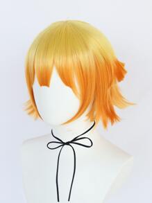 1入組漸層人造假髮帶劉海和1入組假髮帽 - 彩色 - 查看 4