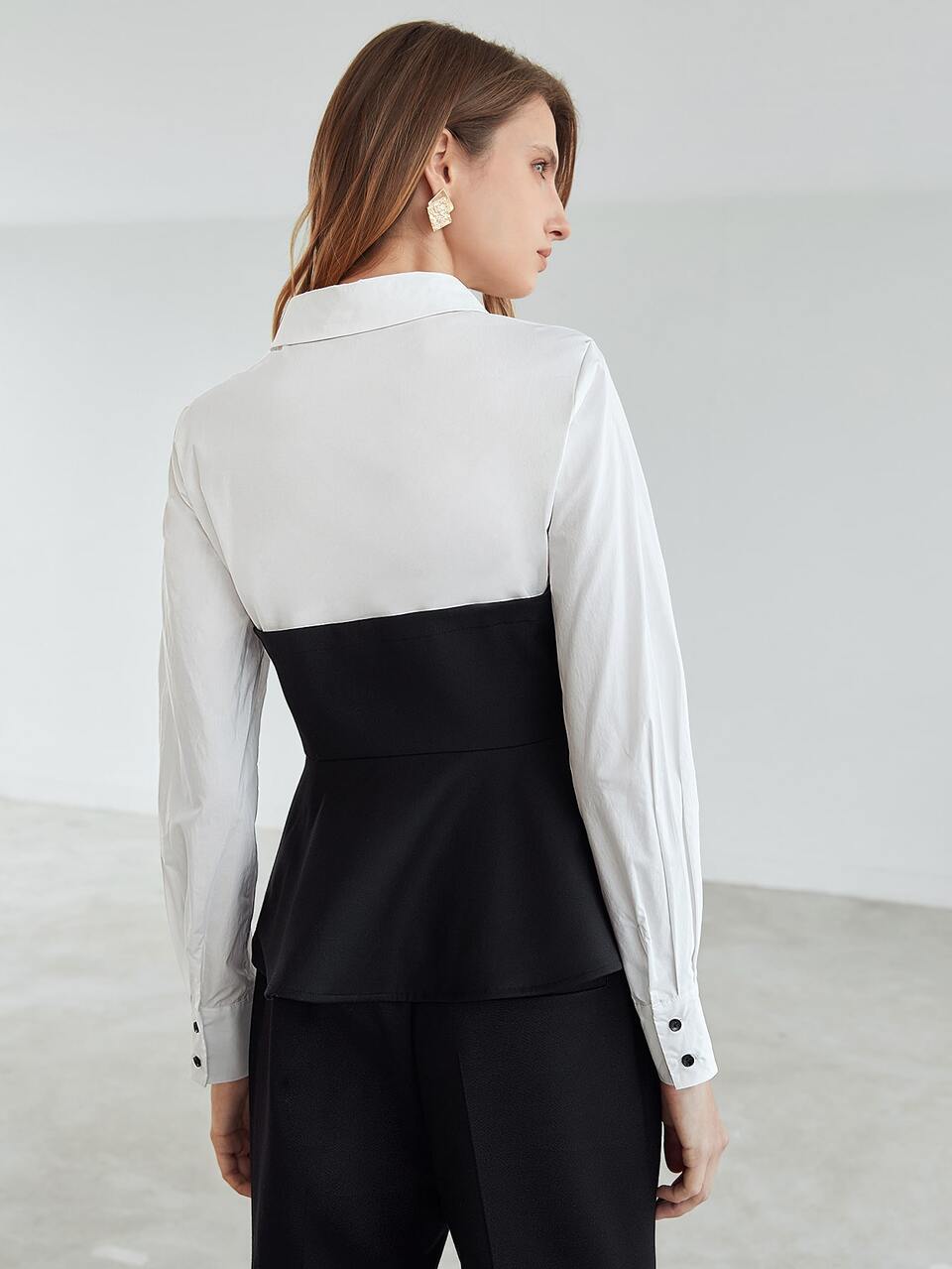 CONTRAST CORSET TOP