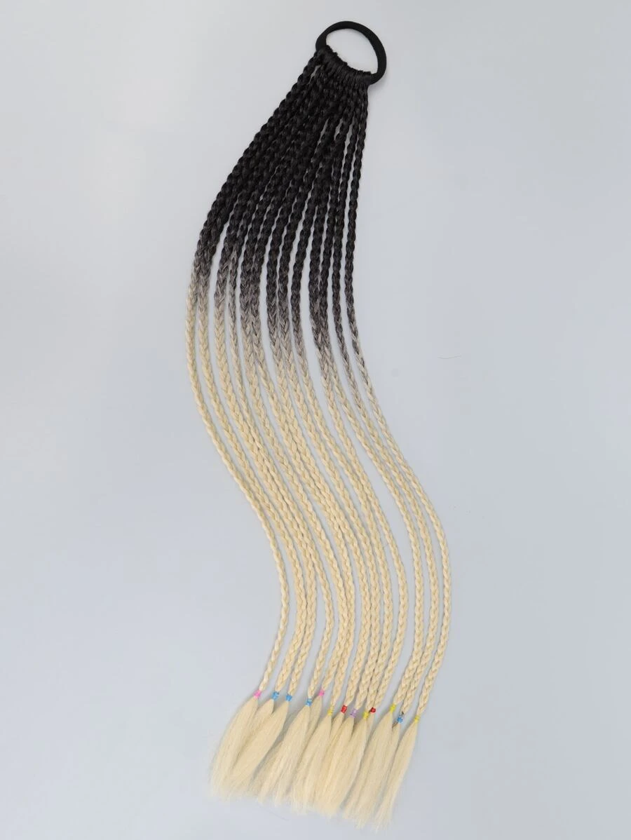 Ombre Long Synthetic Hair Braid - Multicolor - View 1