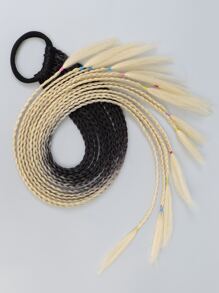 Ombre Long Synthetic Hair Braid - Multicolor - View 4