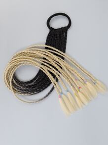 Ombre Long Synthetic Hair Braid - Multicolor - View 5