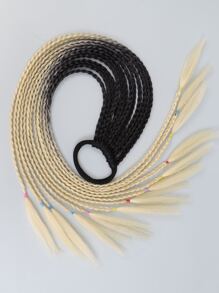 Ombre Long Synthetic Hair Braid - Multicolor - View 6