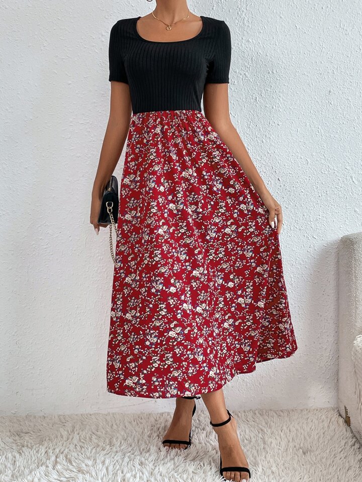 SHEIN Clasi チェック柄タイトドレス