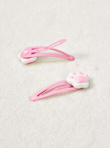 Kawaii Kẹp tóc Đồ họa Giải trí - Hồng - Xem 5