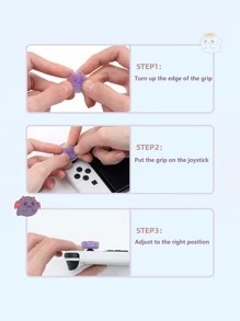 GeekShare Bộ 4 nút bọc thiết kế Ghost Tương thích với Nintendo Switch Oled/Lite - Nhiều màu - Xem 6