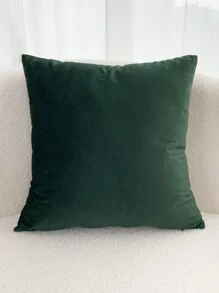 1pc Velvet Pillowcase Or Lumbar Pillowcase, Suitable For Bedroom, Living Room And Sofa