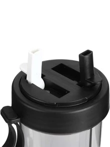 1 pieza Botella de pajita doble - Negro - Ver 3