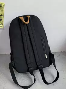 Color Blocking Men's Casual Large Capacity Backpack, New Fashion Lightweight Travel Couple Backpack, Versatile & Student Schoolbag School Bag School Bags University Bag Large Capacity Bag