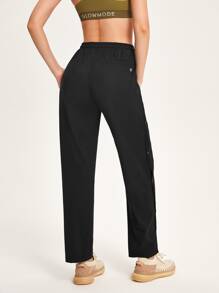 GLOWMODE The Jogging Collection Tearaway Snap Track Pants - Black - View 6