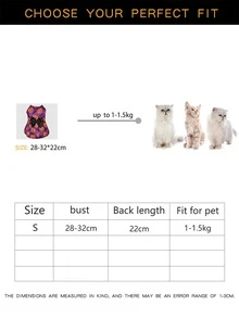 Halloween 1pc Pumpkin Pattern Pet Dress