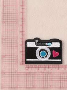 رقعة قماشية على حديد طعام و شكل الكاميرا 4 قطع