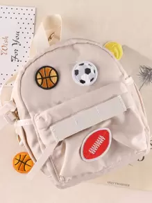 5入組運動球形熨燙貼片 - 彩色 - 查看 5