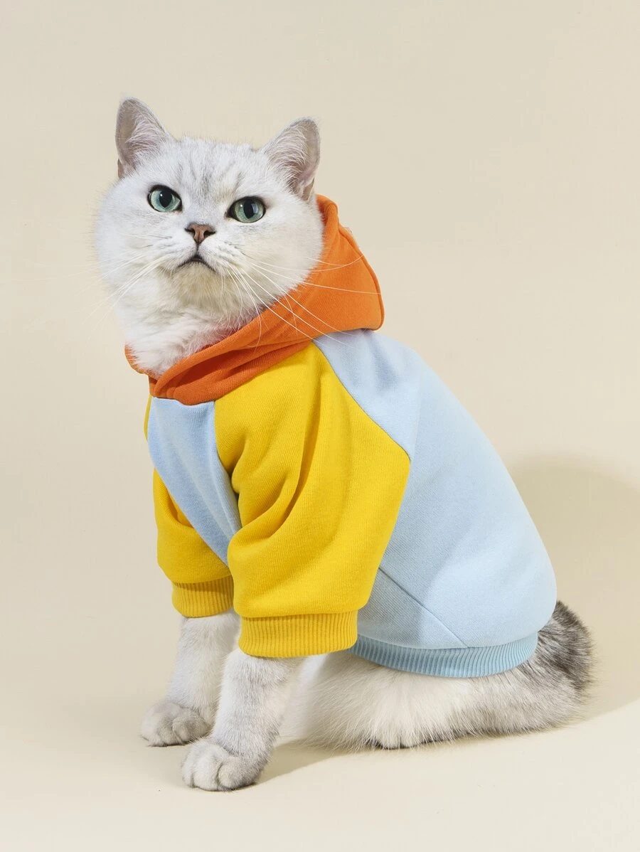 PETSIN Colorblock Pet Hoodie - Nhiều màu - Xem 1