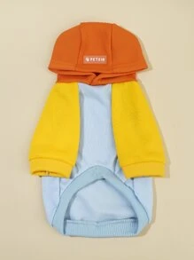 PETSIN Colorblock Pet Hoodie - Nhiều màu - Xem 2