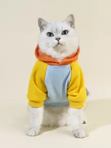 PETSIN Colorblock Pet Hoodie - Nhiều màu - Xem 4