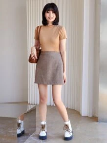 SHEIN EZwear 2入組小高領T恤 - 彩色 - 查看 5