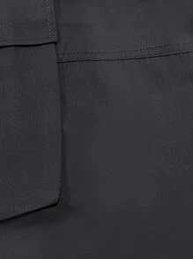 Manfinity LEGND Quần Nam Túi màu trơn Đường phố - màu đen - Xem 6