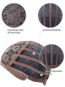 Tóc giả màu nâu nổi bật màu xanh lam dài vừa phải có tóc mái Tóc giả nữ thời trang 16 inch Tóc giả tổng hợp chịu nhiệt sử dụng hàng ngày thân thiện với người mới bắt đầu, Thích hợp cho nhiều dịp khác nhau, bao gồm Thứ Sáu Đen, Giáng sinh, Năm mới, tiệc tùng, kỳ nghỉ, mùa đông - Nhiều màu - Xem 6