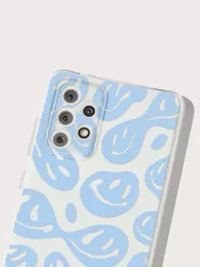 Cartoon Smile Phone Case Compatible With IPhone 11,IPhone 13,Galaxy A14 - Blue - View 6