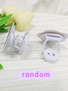 Cartoon Graphic Phone Case With Pop Out Phone Grip - Multicolor - View 4