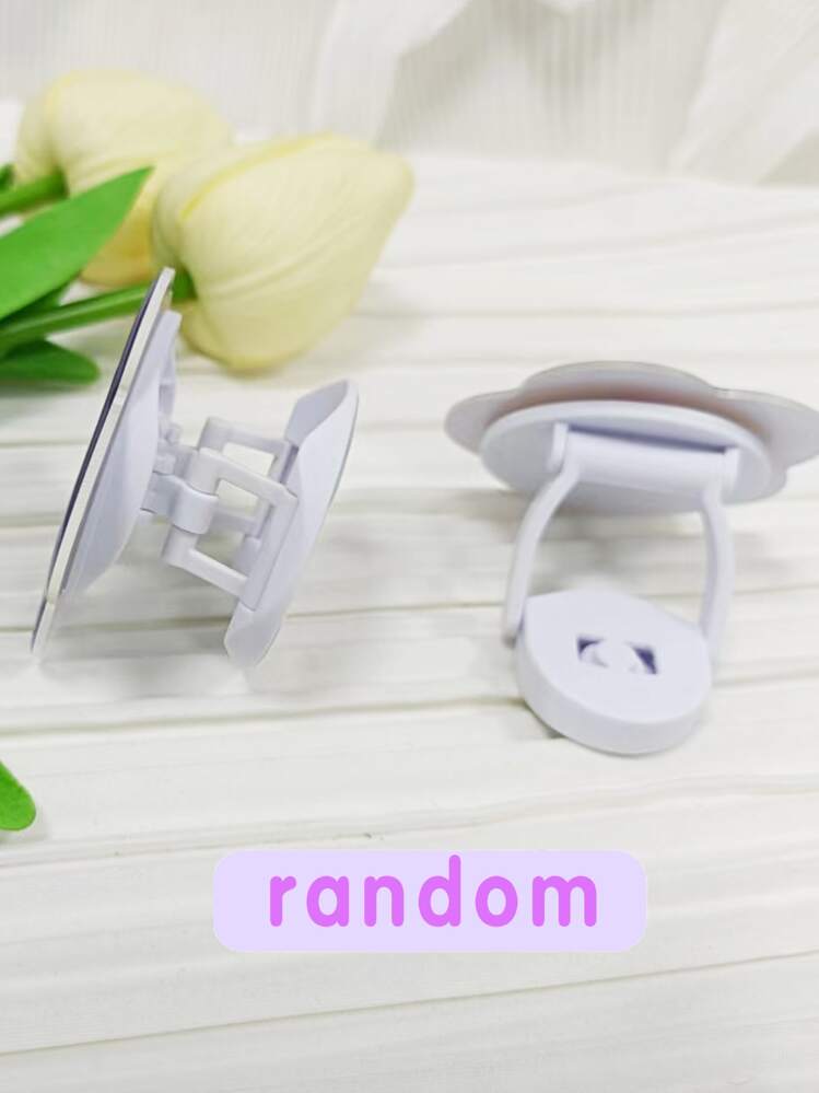 Cartoon Graphic Phone Case With Pop Out Phone Grip - Multicolor - View 3