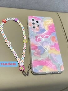 Ốp điện thoại in hình trái tim kèm dây đeo, tương thích với iPhone 15/15Pro/15Plus/15Promax, phiên bản quốc tế, không phải phiên bản nội địa. - Nhiều màu - Xem 6