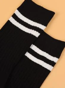 Vớ Sọc - màu đen - Xem 3