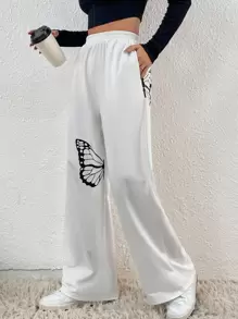 Quần thể thao nữ Túi Loại bướm - trắng - Xem 1