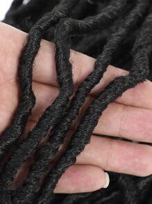 8-45 Inch Long Hair Extensions, New Faux Locs Synthetic Crochet Hair, Natural Long Soft Locs Crochet Hair Extension Christmas Gifts(1B#)