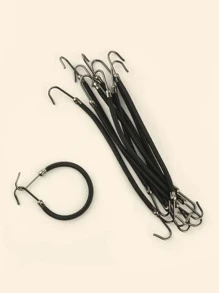 10pcs Ponytail Hook Hair Band, Hair Rollers, Heatless Curls, Hair Curler, Hair Products And Accessories For Barber Salon Beauty Travel Essentials,Back To School,Travel Holiday Essentials,Hair Accessories For Women,Hair Curlers,Curly Hair Brush,Rollers,Curly Hair Products,Curler,Rollers For Hair,Hair Curl,Curly Hair Tools,Hair Roller,Curly Hair,Heatless Curl,Heatless Curls,Hair Curler,Barber,Hair Tools,Hair Products,Hair Curlers,Barber Accessories,Travel,Rollers,Hair Stuff,Hair Accessories,Curly Hair Products,Curler,Rollers For Hair,Hairdressing Equipment,Hair Curl,Curly Hair Tools,Hair Roller,Christmas,Barbershop,Hair Curling Iron, Barber Accessories, Hair Accessories, Curling Iron, Hairdressing,Heatless Waves,Travel Essentials,Hairstyle,Hairdressing - Black - View 1