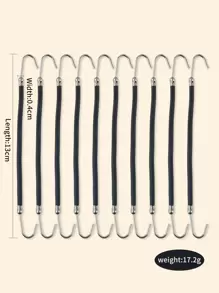 10pcs Ponytail Hook Hair Band, Hair Rollers, Heatless Curls, Hair Curler, Hair Products And Accessories For Barber Salon Beauty Travel Essentials,Back To School,Travel Holiday Essentials,Hair Accessories For Women,Hair Curlers,Curly Hair Brush,Rollers,Curly Hair Products,Curler,Rollers For Hair,Hair Curl,Curly Hair Tools,Hair Roller,Curly Hair,Heatless Curl,Heatless Curls,Hair Curler,Barber,Hair Tools,Hair Products,Hair Curlers,Barber Accessories,Travel,Rollers,Hair Stuff,Hair Accessories,Curly Hair Products,Curler,Rollers For Hair,Hairdressing Equipment,Hair Curl,Curly Hair Tools,Hair Roller,Christmas,Barbershop,Hair Curling Iron, Barber Accessories, Hair Accessories, Curling Iron, Hairdressing,Heatless Waves,Travel Essentials,Hairstyle,Hairdressing - Black - View 3