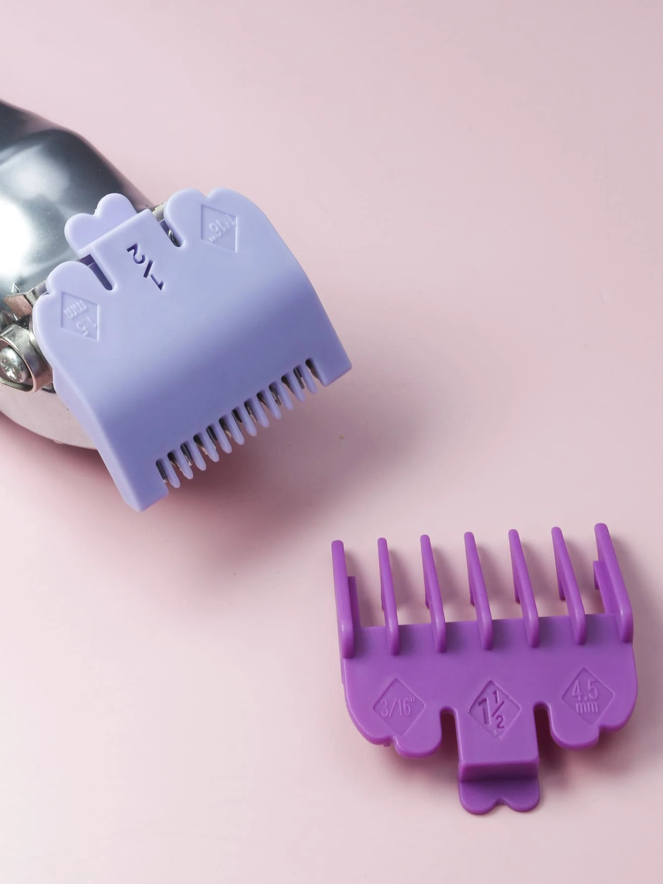 Bộ lược giới hạn kẹp tóc 2 mảnh - Màu tím - Xem 1