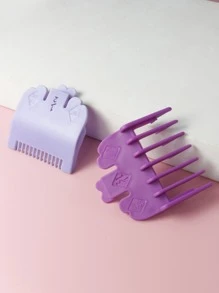 Bộ lược giới hạn kẹp tóc 2 mảnh - Màu tím - Xem 2