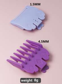 Bộ lược giới hạn kẹp tóc 2 mảnh - Màu tím - Xem 3