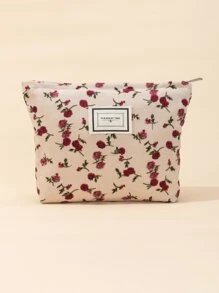 1个装花卉图案拉链化妆包，Y2K美学花卉化妆包，化妆包，化妆袋，护肤包，洗漱包，收纳袋，旅行必备，邮轮必备，宿舍必备，婚礼伴娘礼物，妈妈礼物，生日礼物，送给朋友和老师的礼物，家居装饰，浴室客厅床边化妆品收纳包，送给女性的礼物，圣诞礼物，女性礼物创意，化妆包，旅行必备 - 彩色 - 查看 7