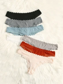 Pachet de 7 chiloți fără apariție - Multicolor - Vizualizare 2