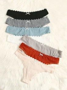 Pachet de 7 chiloți fără apariție - Multicolor - Vizualizare 4