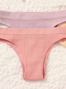 7件素色無縫內褲 - 彩色 - 查看 4