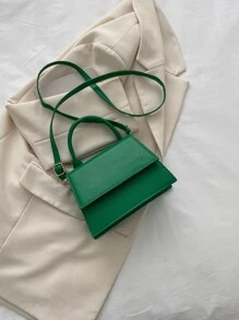 迷你頂部單條提帶翻蓋方包